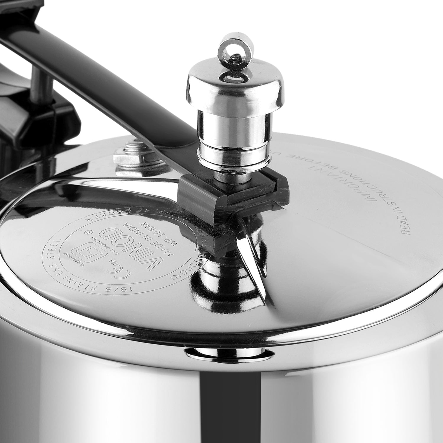 Vinod Platinum Triply Stainless Steel Inner Lid Pressure Cooker
