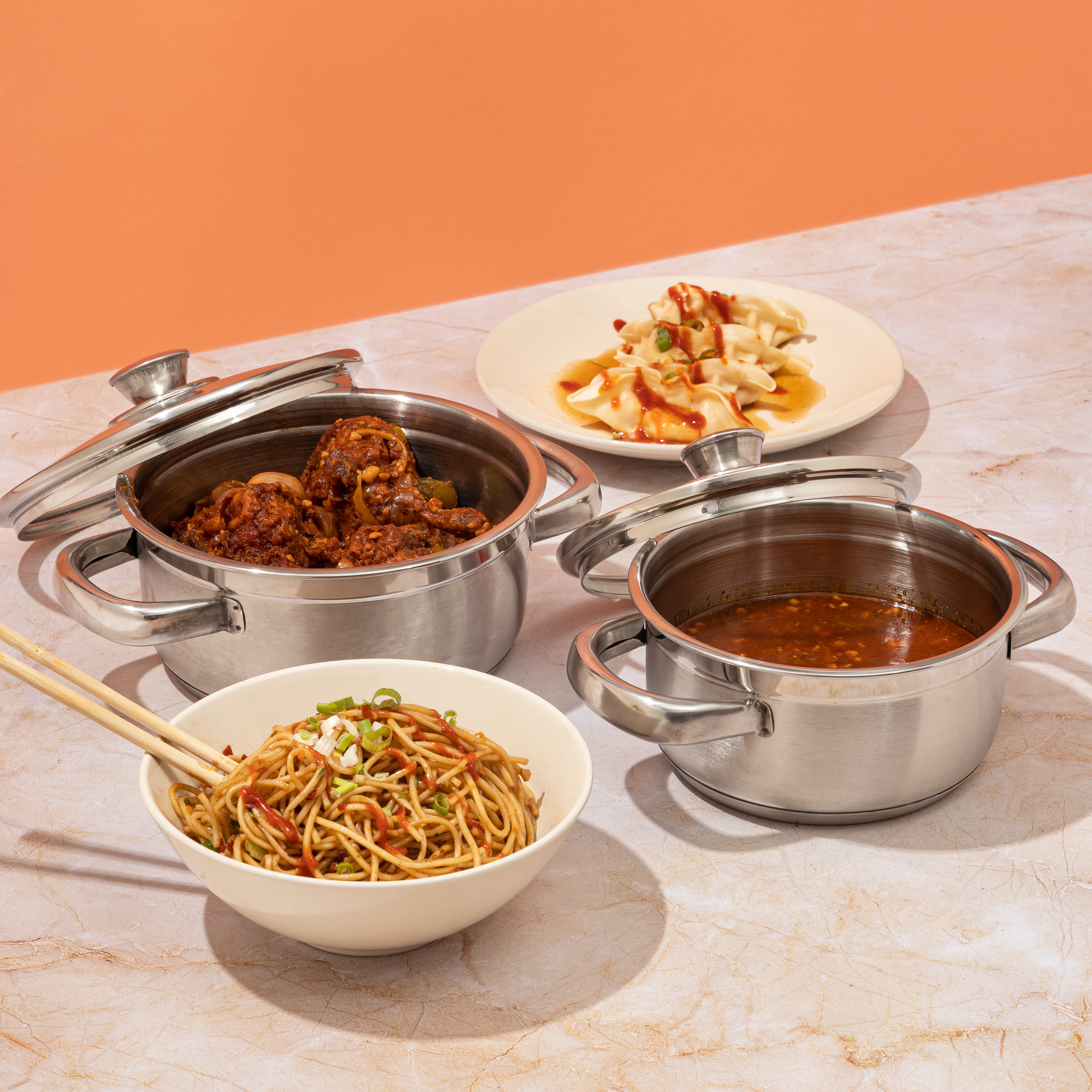 Vinod Stainless Steel Bremen Saucepot Set