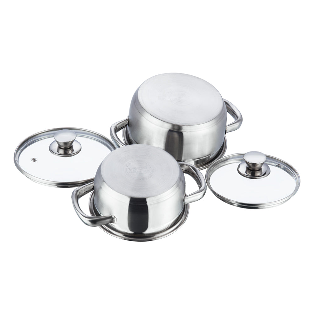 Vinod Stainless Steel Bremen Saucepot Set