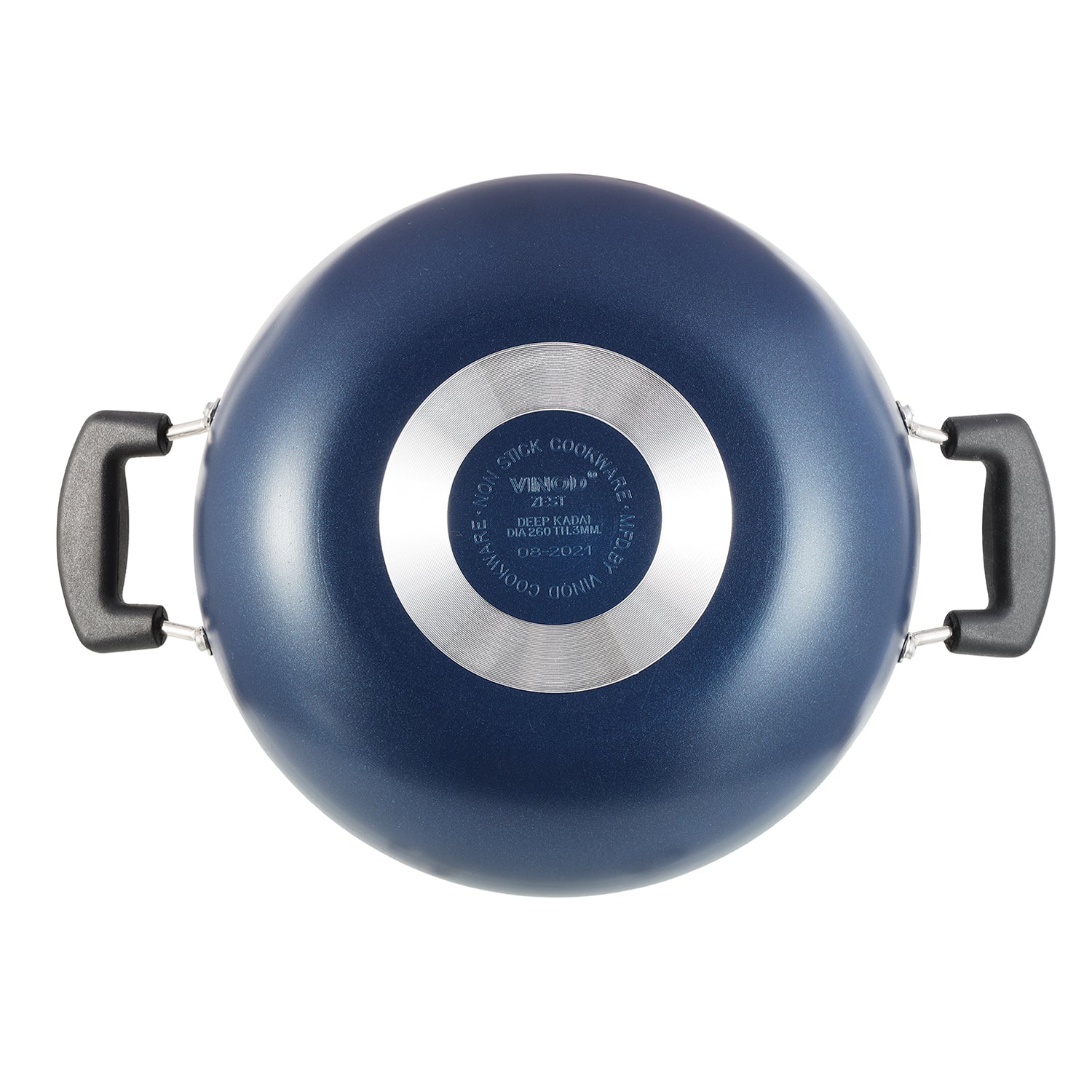 Vinod Zest Non-Stick Deep Kadai with Lid