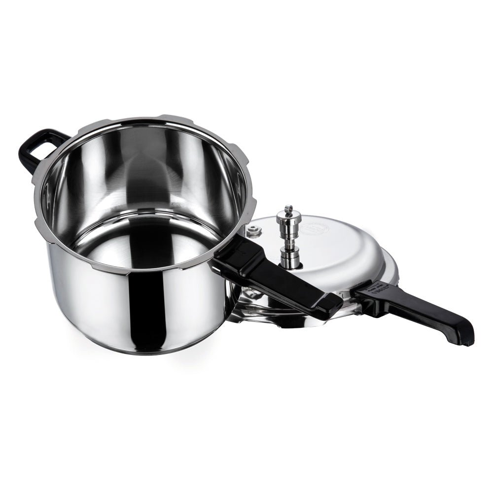 Vinod 18/8 Stainless Steel Outer Lid Pressure Cooker