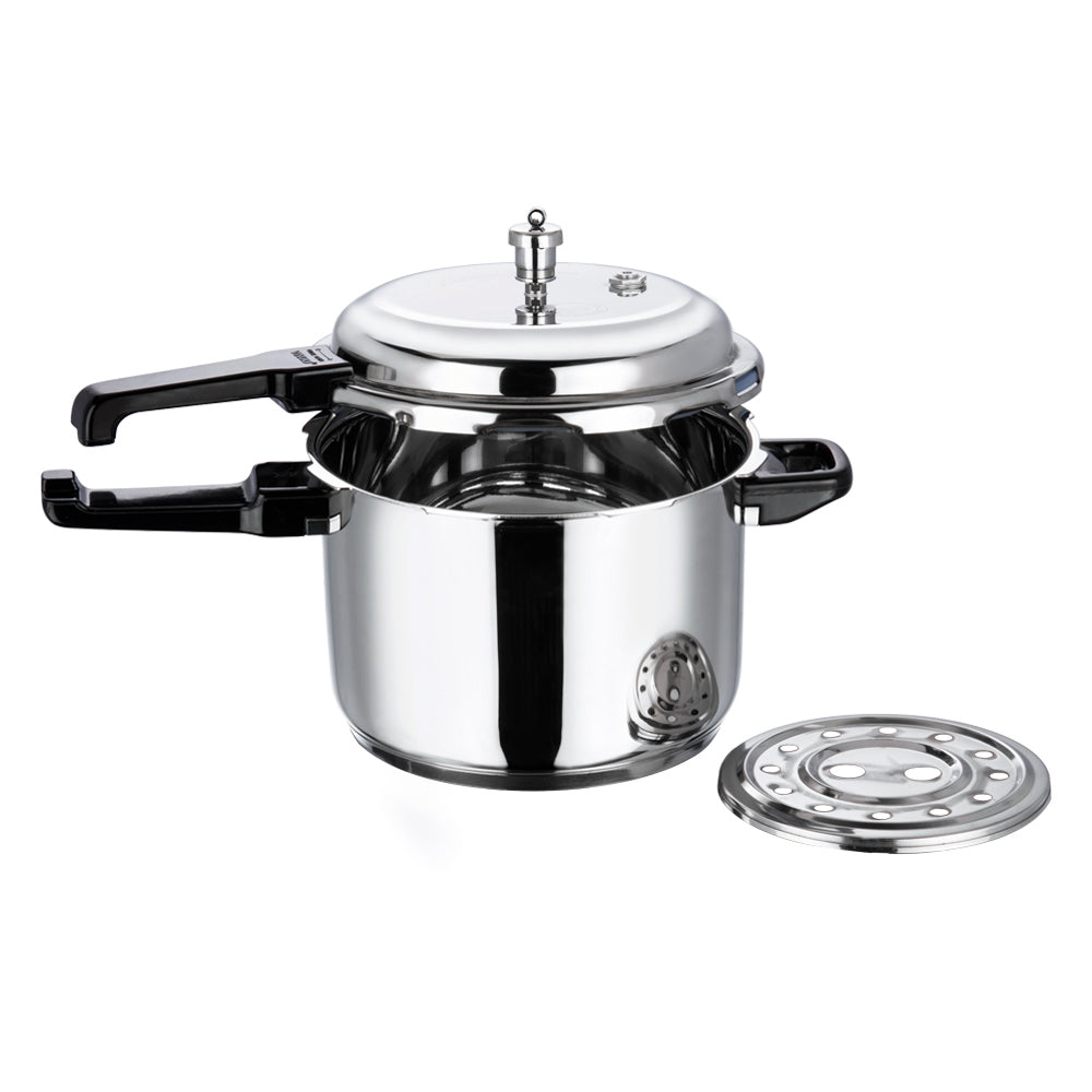 Vinod 18/8 Stainless Steel Outer Lid Pressure Cooker