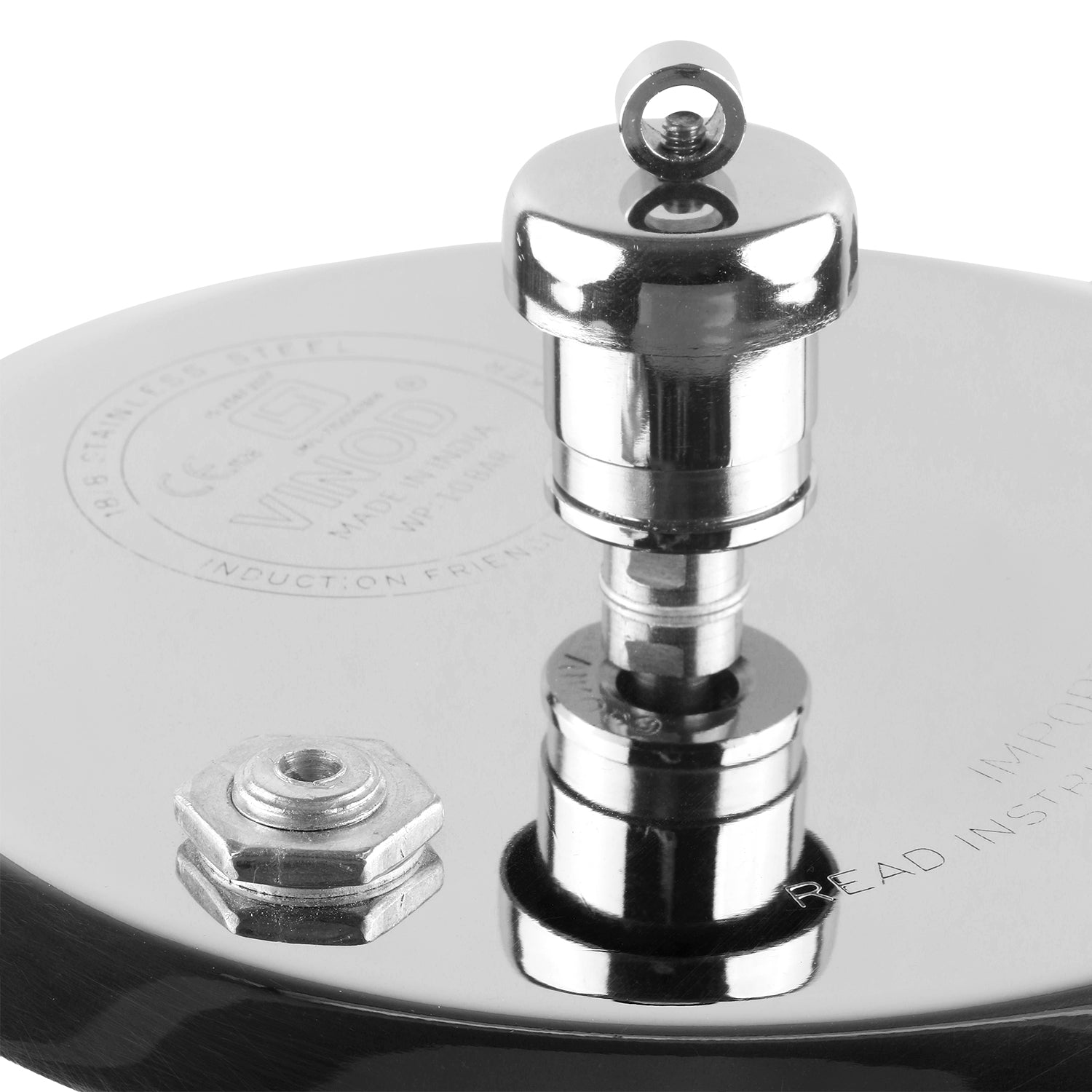 Vinod Stainless Steel Deep Pan Pressure Cooker with Lid (Induction Friendly)